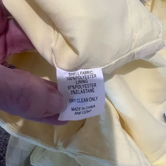 Amanda Uprichard SLEEVELESS BEXLEY TOP in Allegro/Lemon Yellow Size: XS - Picture 10 of 11